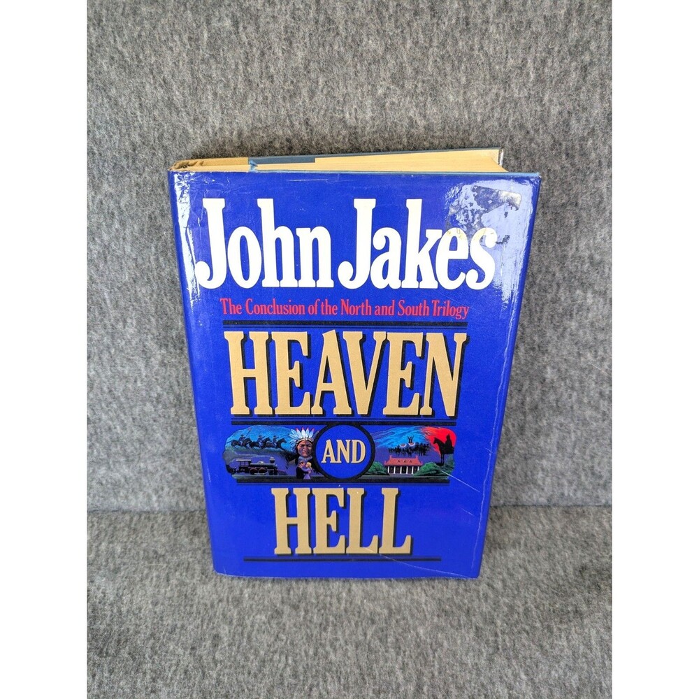 John Jakes Heaven and Hell 1987 1st Edition 1st Printing HC DJ North South